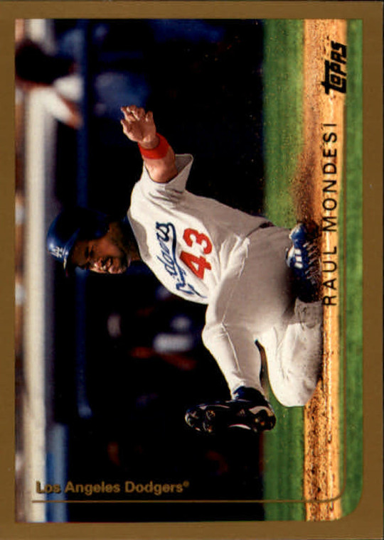 1999 Topps #365 Raul Mondesi VG Los Angeles Dodgers 