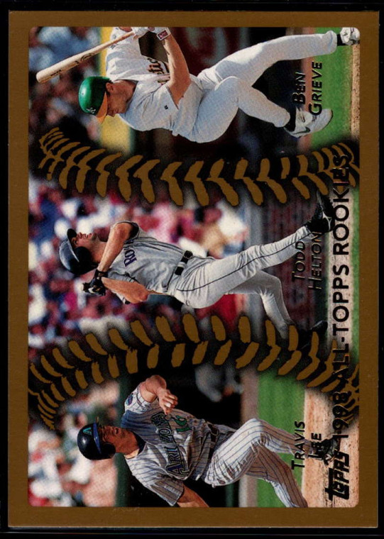 1999 Topps #457 Travis Lee/Todd Helton/Ben Grieve VG Arizona Diamondbacks/Colorado Rockies/Oakland Athletics 