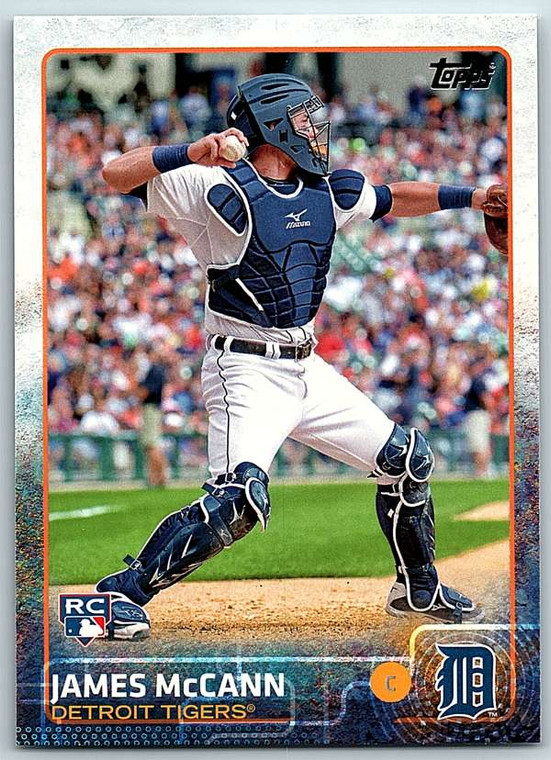 2015 Topps #12 James McCann NM RC Rookie Detroit Tigers 