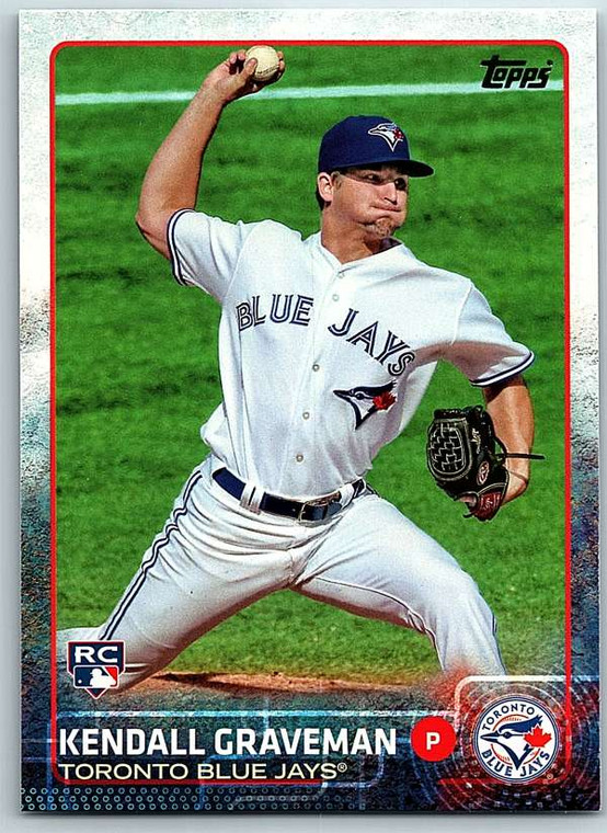 2015 Topps #14 Kendall Graveman NM RC Rookie Toronto Blue Jays 