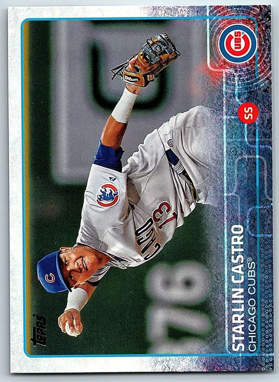 2015 Topps #43 Starlin Castro NM Chicago Cubs 