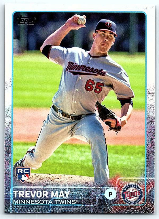 2015 Topps #55 Trevor May NM RC Rookie Minnesota Twins 