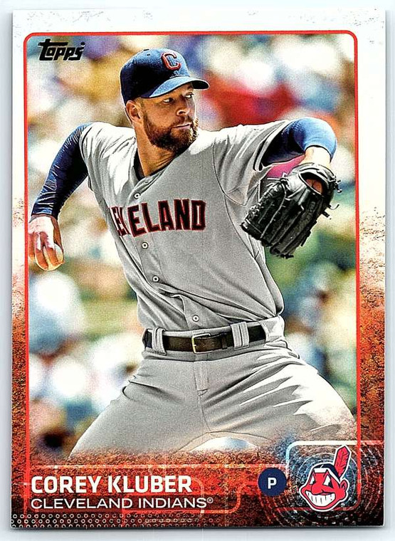 2015 Topps #122 Corey Kluber NM Cleveland Indians 