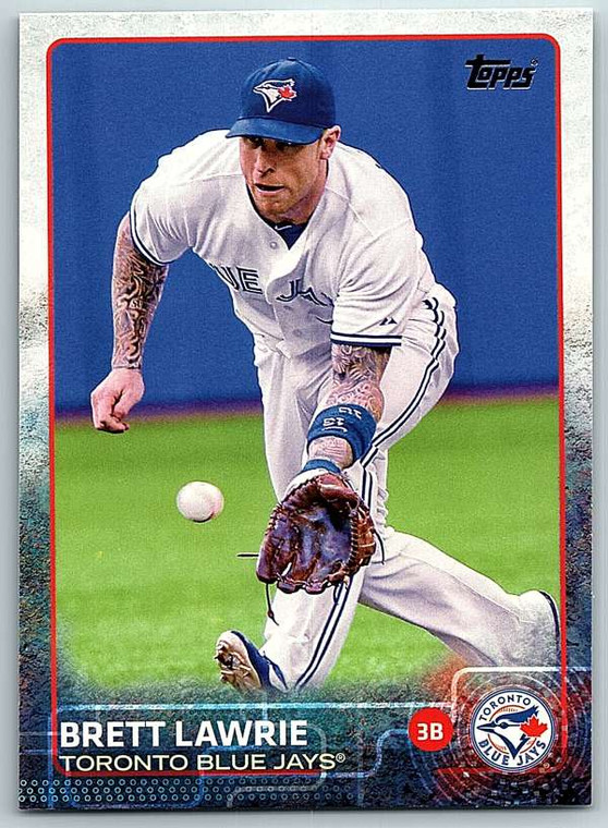 2015 Topps #134 Brett Lawrie NM Toronto Blue Jays 