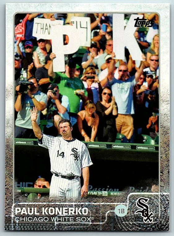 2015 Topps #177 Paul Konerko NM Chicago White Sox 