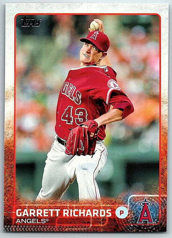 2015 Topps #195 Garrett Richards NM Los Angeles Angels 