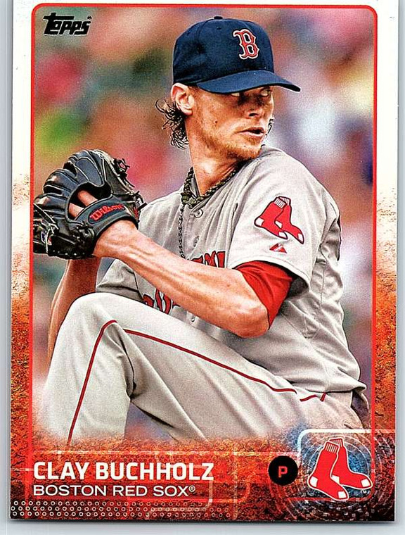 2015 Topps #211 Clay Buchholz NM Boston Red Sox 
