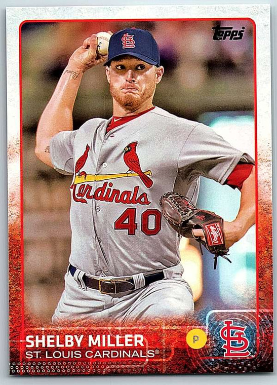 2015 Topps #220 Shelby Miller NM St. Louis Cardinals 