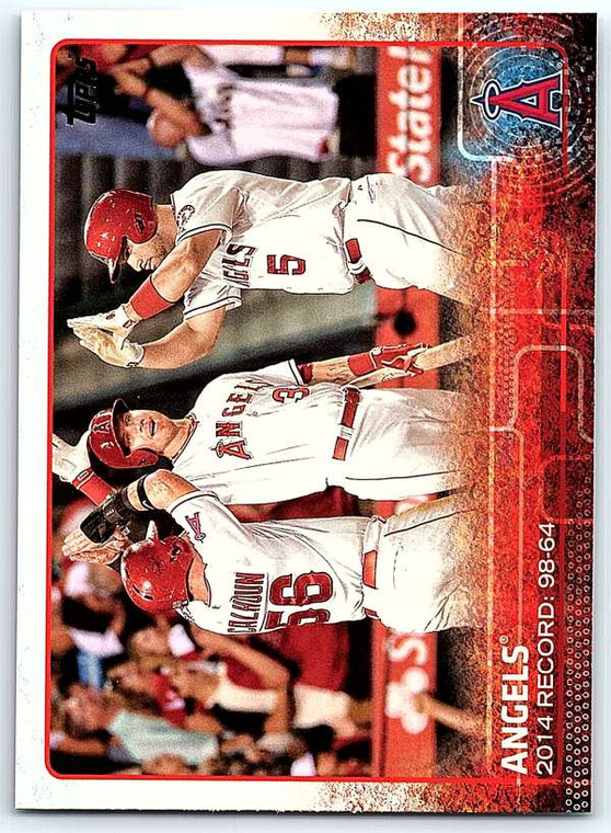 2015 Topps #223 Los Angeles Angels NM Los Angeles Angels 