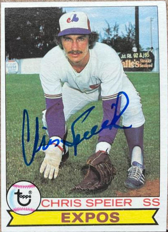 Chris Speier Autographed 1979 Topps #426