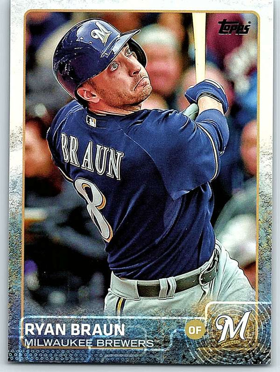 2015 Topps #262 Ryan Braun NM Milwaukee Brewers 