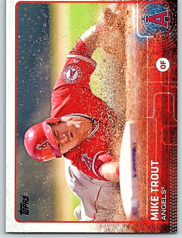 2015 Topps #300 Mike Trout NM Los Angeles Angels 