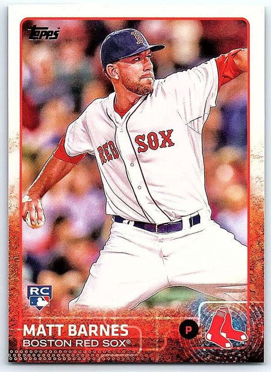 2015 Topps #335 Matt Barnes NM RC Rookie Boston Red Sox 