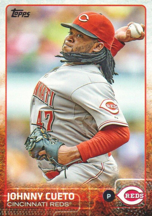 2015 Topps #375 Johnny Cueto NM Cincinnati Reds 