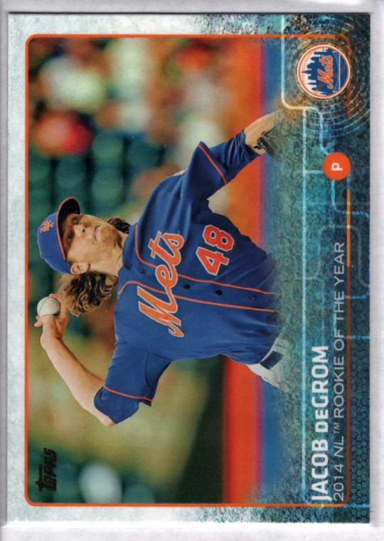 2015 Topps #387 Jacob deGrom ROY NM New York Mets 