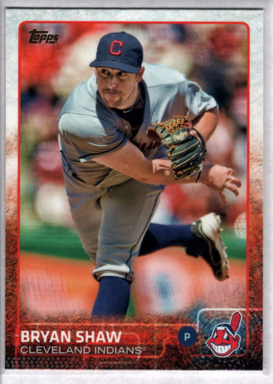 2015 Topps #425 Bryan Shaw NM Cleveland Indians 