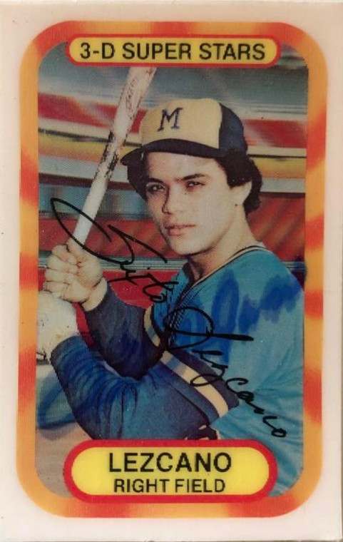 Sixto Lezcano Autographed 1977 Kellogg's #27