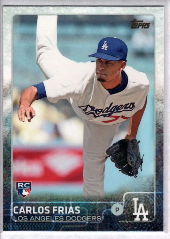 2015 Topps #434 Carlos Frias NM RC Rookie Los Angeles Dodgers 