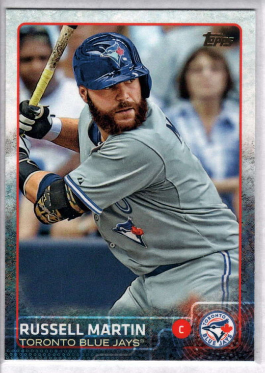 2015 Topps #436 Russell Martin NM Toronto Blue Jays 