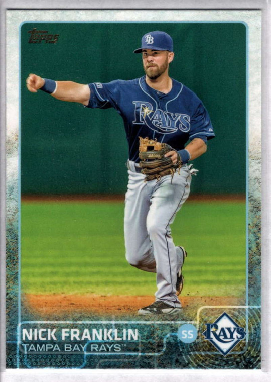 2015 Topps #446 Nick Franklin NM Tampa Bay Rays 