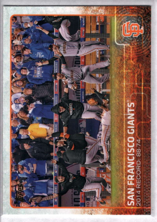 2015 Topps #460 San Francisco Giants NM San Francisco Giants 