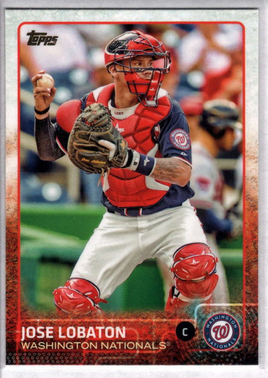 2015 Topps #476 Jose Lobaton NM Washington Nationals 