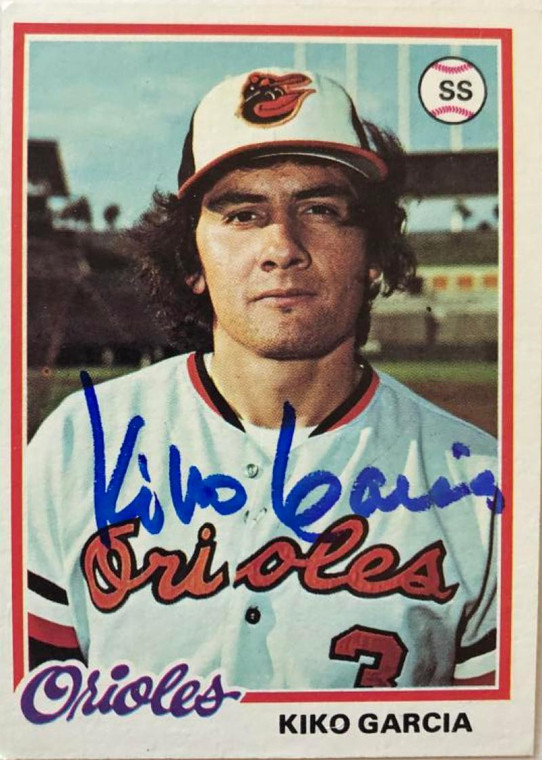 Kiko Garcia Autographed 1978 Topps #287
