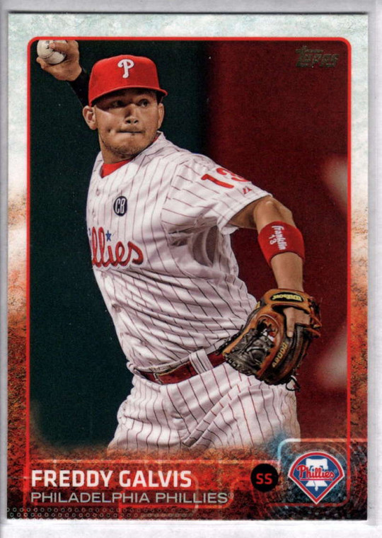 2015 Topps #481 Freddy Galvis NM Philadelphia Phillies 