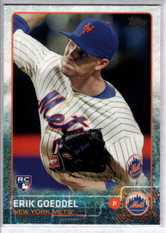 2015 Topps #486 Erik Goeddel NM RC Rookie New York Mets 