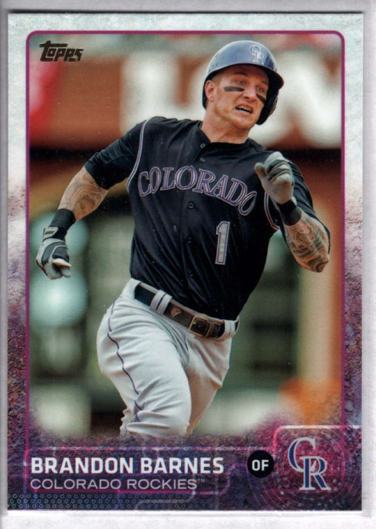 2015 Topps #492 Brandon Barnes NM Colorado Rockies 