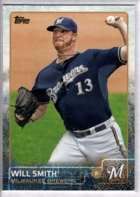 2015 Topps #514 Will Smith NM Milwaukee Brewers 