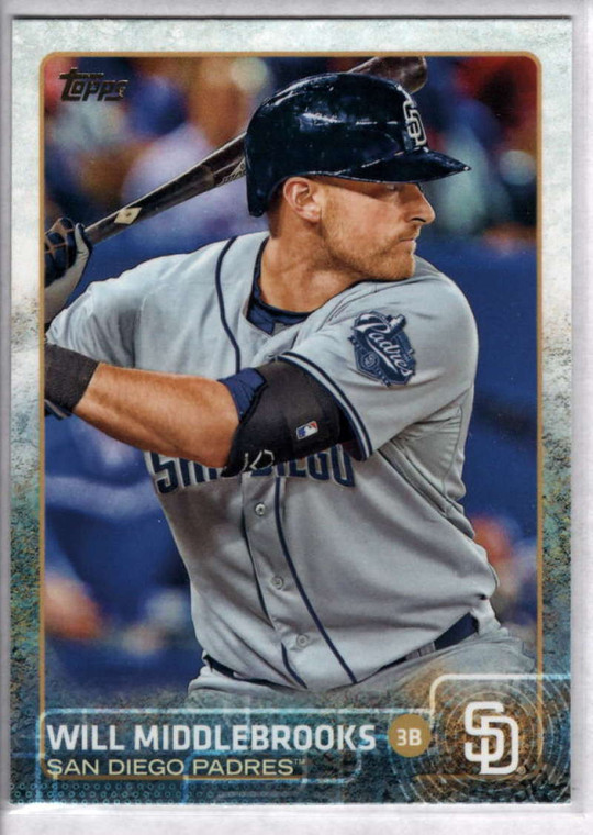 2015 Topps #526 Will Middlebrooks NM San Diego Padres 