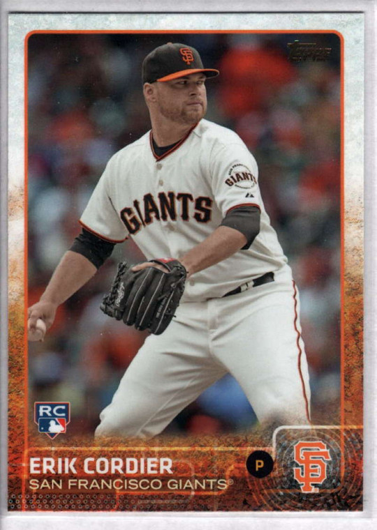 2015 Topps #535 Erik Cordier NM RC Rookie San Francisco Giants 