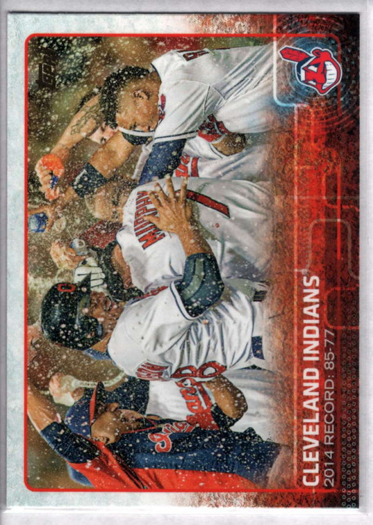 2015 Topps #548 Cleveland Indians NM Cleveland Indians 