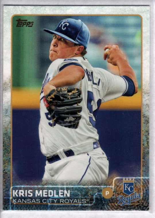 2015 Topps #575 Kris Medlen NM Kansas City Royals 