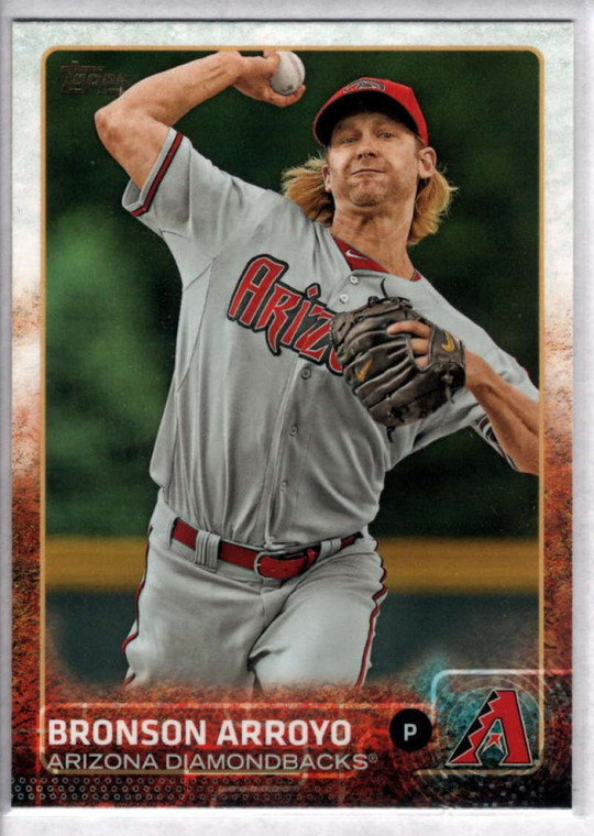 2015 Topps #596 Bronson Arroyo NM Arizona Diamondbacks 