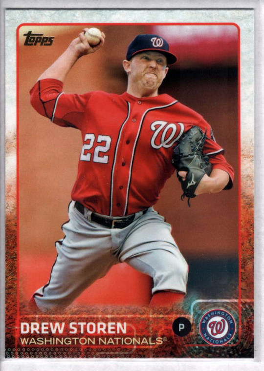 2015 Topps #602 Drew Storen NM Washington Nationals 