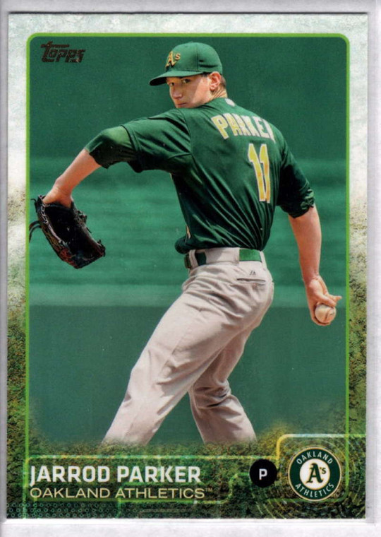 2015 Topps #607 Jarrod Parker NM Oakland Athletics 