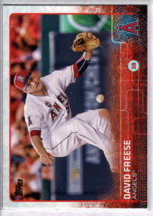 2015 Topps #610 David Freese NM Los Angeles Angels 