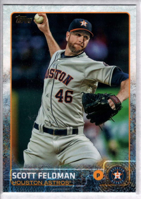 2015 Topps #635 Scott Feldman NM Houston Astros 