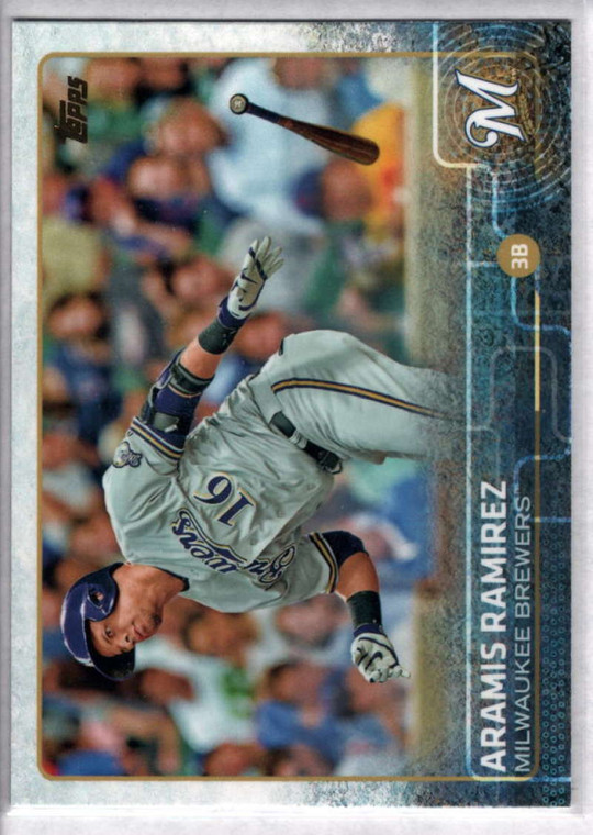 2015 Topps #646 Aramis Ramirez NM Milwaukee Brewers 