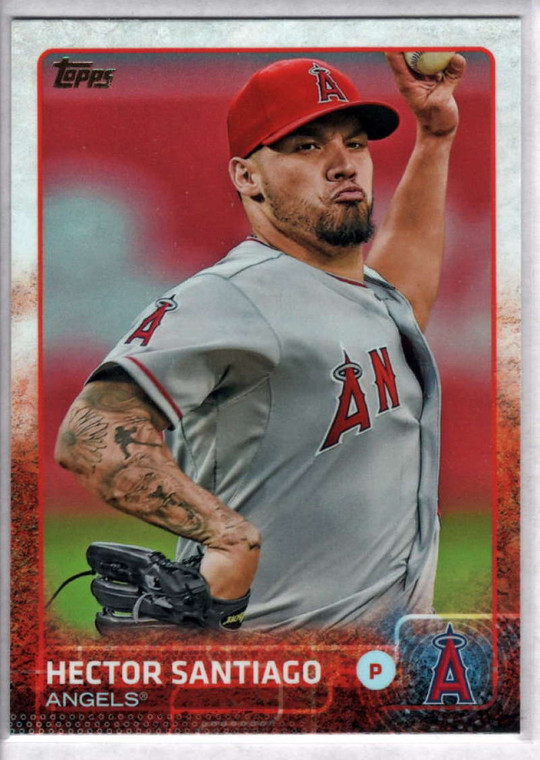 2015 Topps #664 Hector Santiago NM Los Angeles Angels 