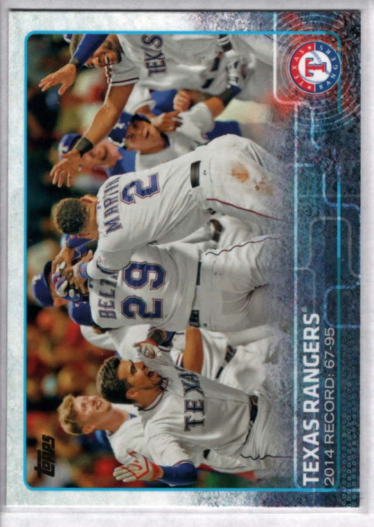 2015 Topps #698 Texas Rangers NM Texas Rangers 