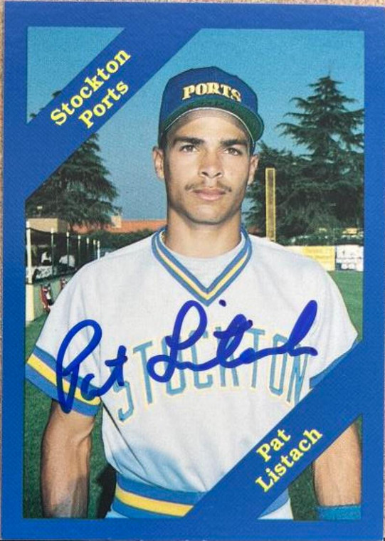 Pat Listach Autographed 1989 Cal League #173