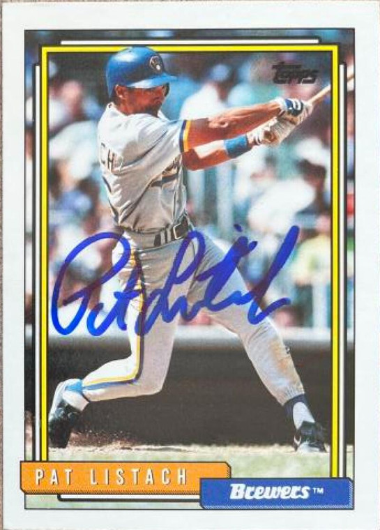 Pat Listach Autographed 1992 Topps Traded #65T 