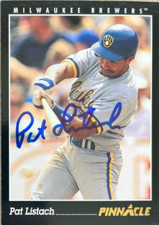 Pat Listach Autographed 1993 Pinnacle #33