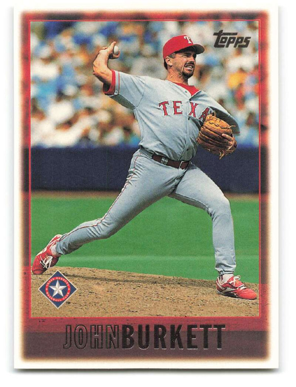 1997 Topps #27 John Burkett VG  Texas Rangers 