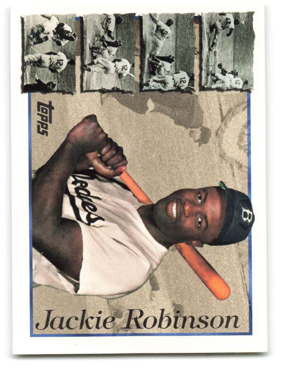 1997 Topps #42 Jackie Robinson TRIB VG  Brooklyn Dodgers 