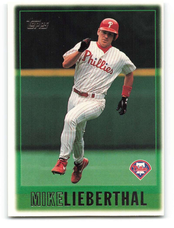 1997 Topps #56 Mike Lieberthal VG  Philadelphia Phillies 
