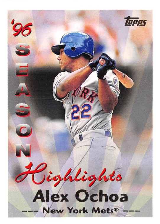 1997 Topps #103 Alex Ochoa HL VG  New York Mets 
